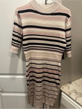 No Boundaries Ribbed Striped Dress XXL Juniors NWT